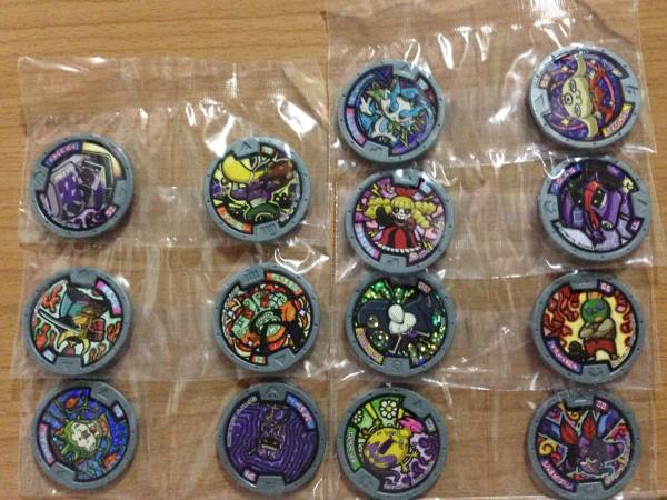 未登録 妖怪ウォッチ 妖怪メダル 第2章2枚 第3章12枚 ししコマ他_1