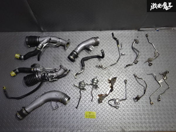 日産 純正 R35 GT-R GTR VR38DETT タービン アクチュエーター パイプ パイピング 配管 ホース セット 即納