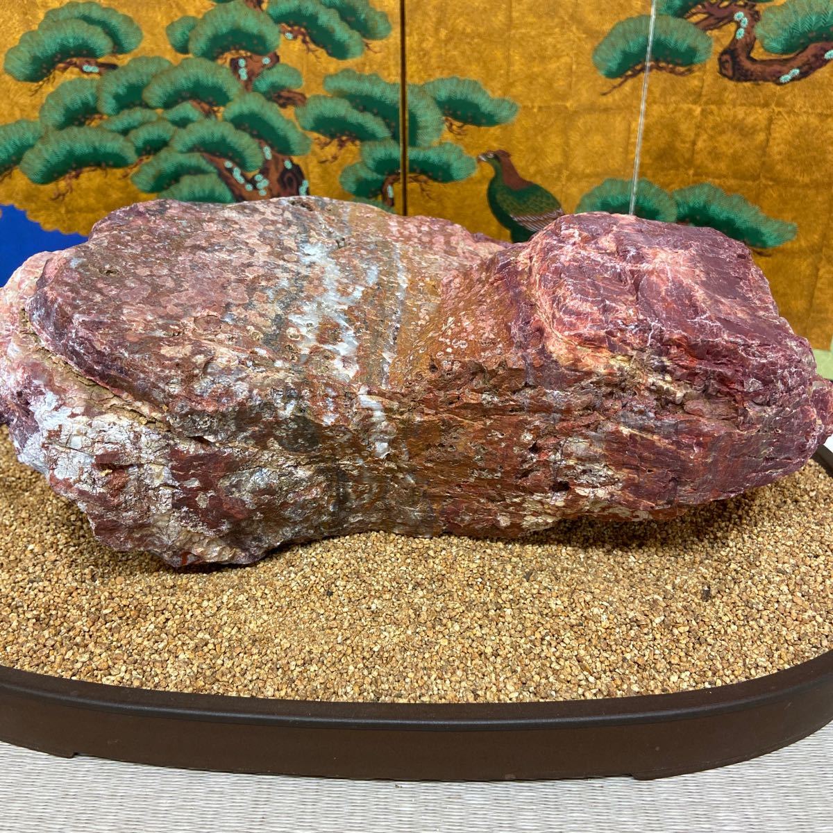 特級ランク 天然 ピンク桜石 8.68kg ☆ 鑑賞石 菊花石 桜石(原石