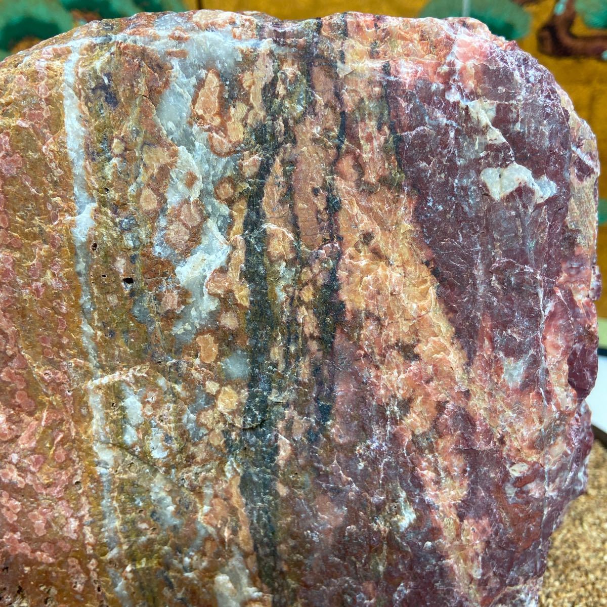 特級ランク 天然 ピンク桜石 8.68kg ☆ 鑑賞石 菊花石 桜石(原石