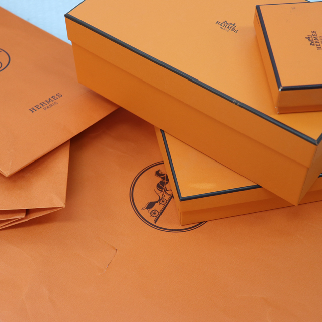 m6323 即決 本物 HERMES エルメス 箱 空箱 ボックス 袋 ショッパー