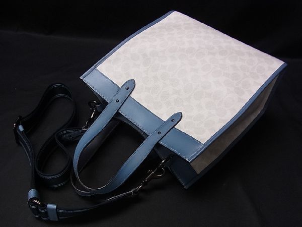 1円 □極美品□ COACH コーチ C4804 レキシープレイ PVC×レザー 恐竜