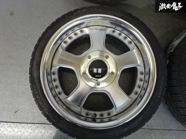 ○WORK ワーク ユーロライン 15インチ 6J 7J ＋35 PCD100 4H 4穴 ハブ 