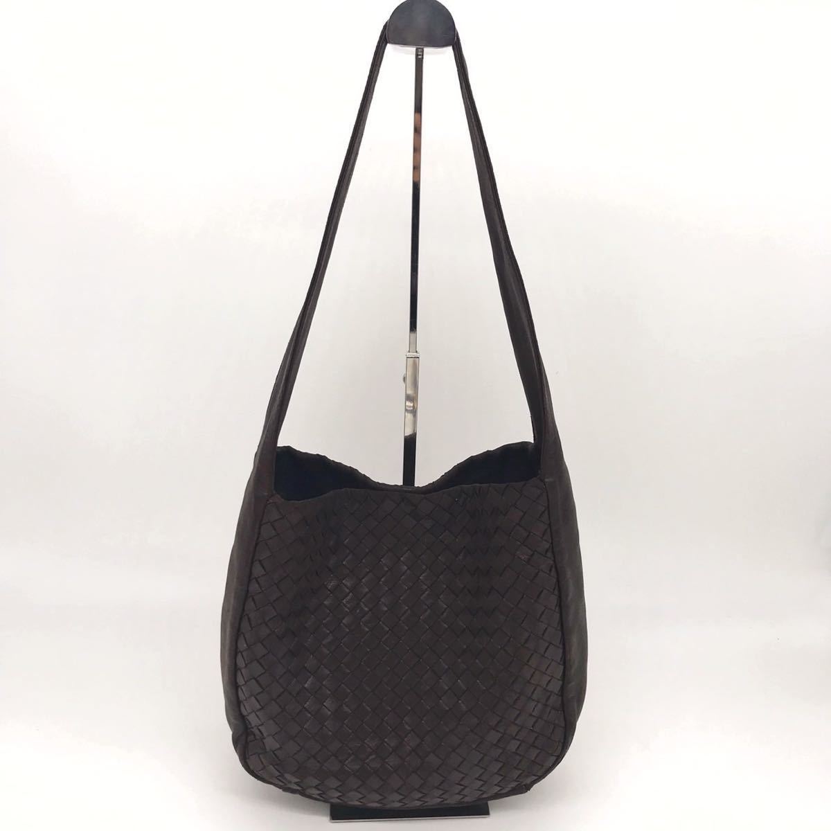 希少 廃盤品】 BOTTEGA VENETA イントレチャート ショルダーバッグ 