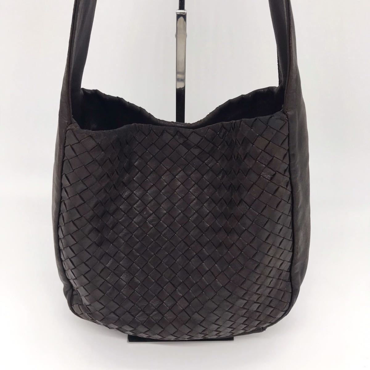 希少 廃盤品】 BOTTEGA VENETA イントレチャート ショルダーバッグ 