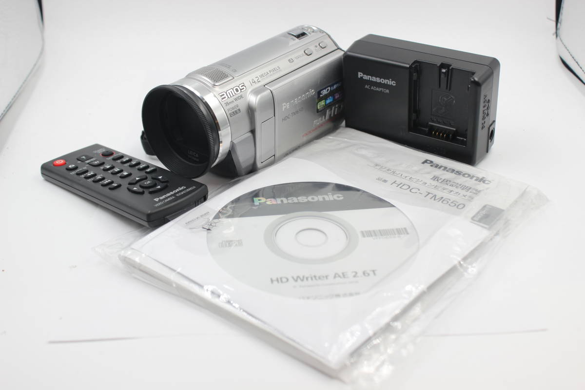 【限定セール】 極上 パナソニック Panasonic デジタルハイビジョン ビデオカメラ HDC-TM650 付属品多数 5597(パナソニック)｜売買されたオークション情報、yahooの商品情報をアーカイブ公開 - オークファン パナソニック