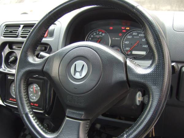 ☆ホンダ S2000 純正ステアリング 革巻き バモス/ライフ流用