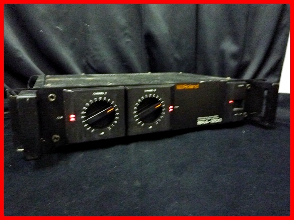SRA-1200 パワーアンプ Roland ローランド - | 希少・動作品 Yahoo