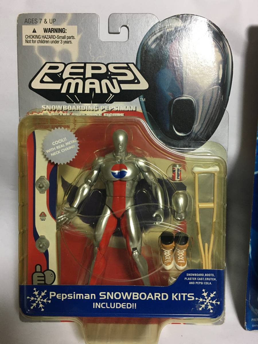 ペプシマン 3種類 PEPSI MAN フィギュア 未開封品 まとめ売り 