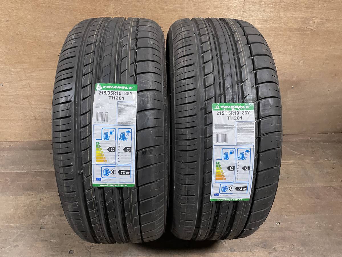 新品 未使用】 TRYANGLE TH201 215/35R19 2本セット 【即納  
