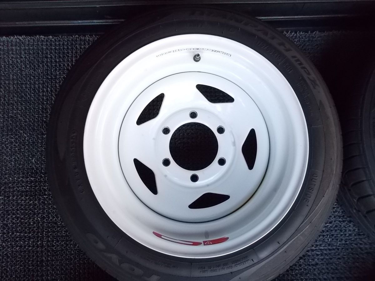 ☆深リム!激安!☆ESB 15インチホイール 8J±0 6穴 PCD139.7 4本  