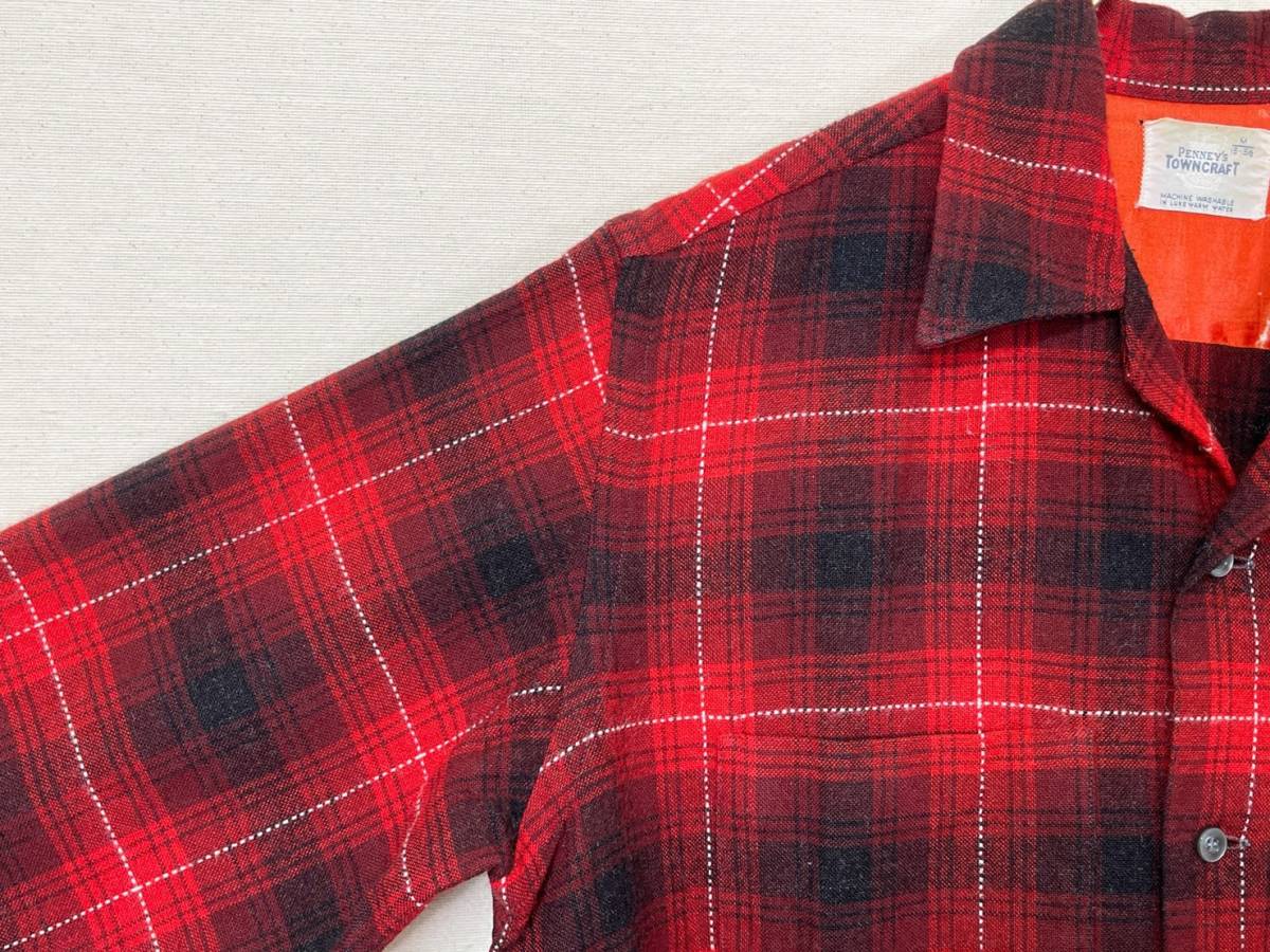 極上］50s 60s Vintage TOWNCRAFT レーヨンギャバシャツ｜ファッション