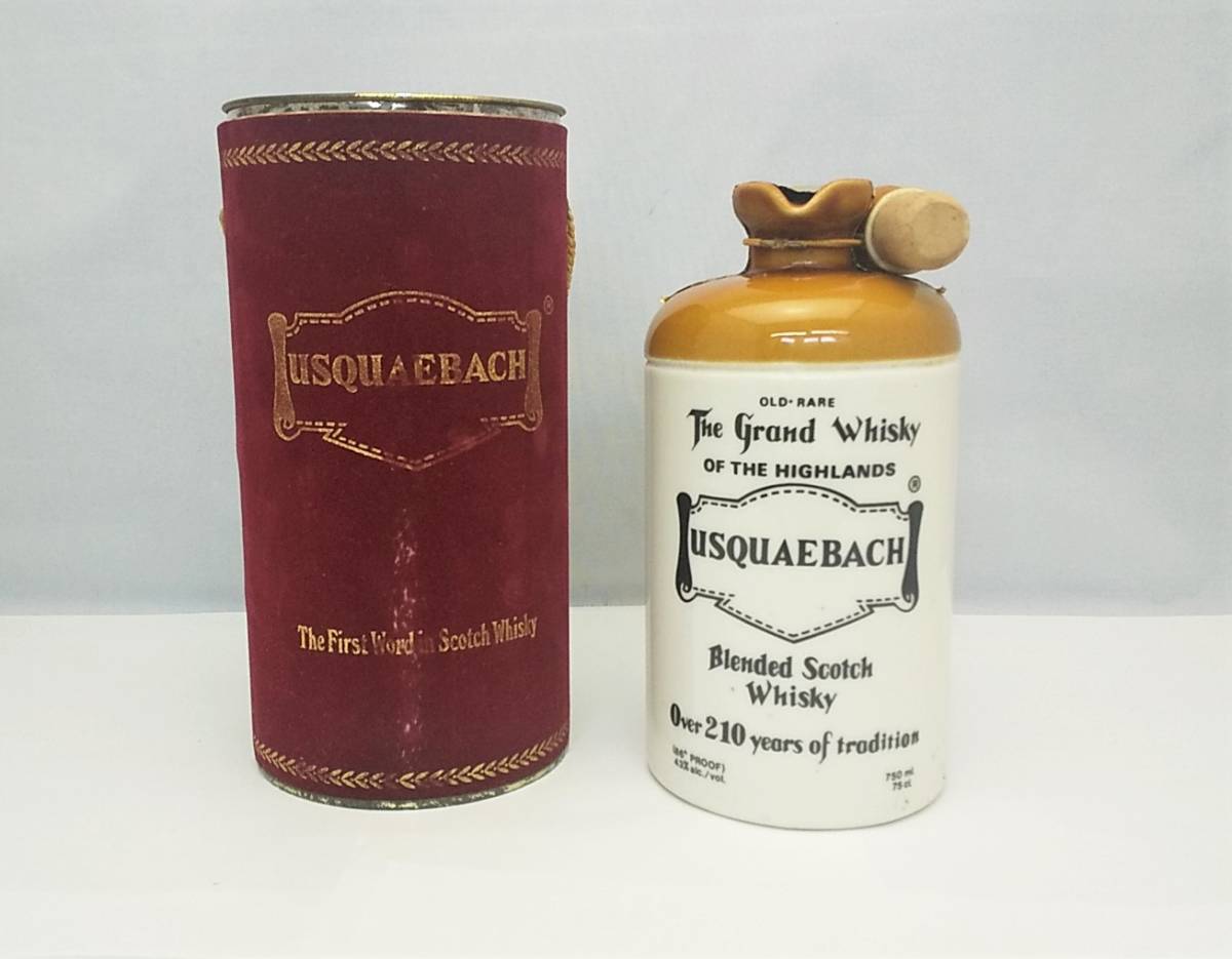正規品，限定SALE ウイスキー USQUAEBACH 750ml 43% 1454g 未開栓 