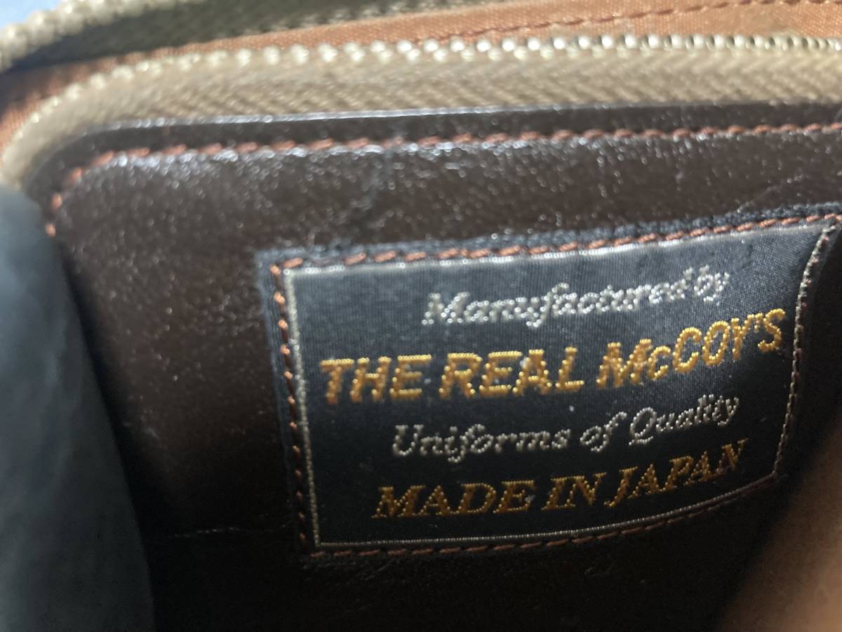 The REAL McCOY'S ホースハイド レザーウォレット シールブラウン(男性