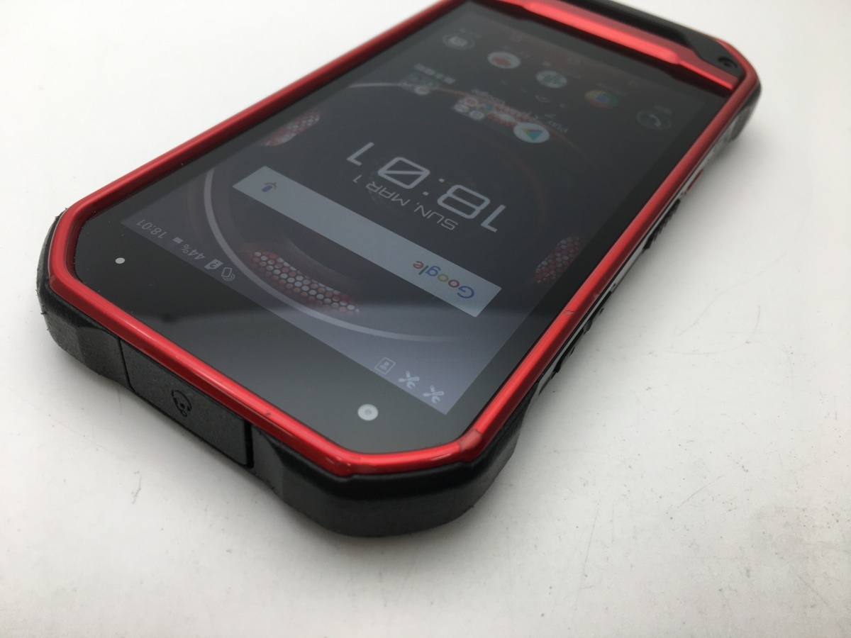 【格安，大人気】 ◆【RUUN8700】【SIMフリー】【良品】au KYOCERA TORQUE G03 KYV41 レッド SIMロック解除済 最強タフネスandroidスマホ 楽天モバイル可能