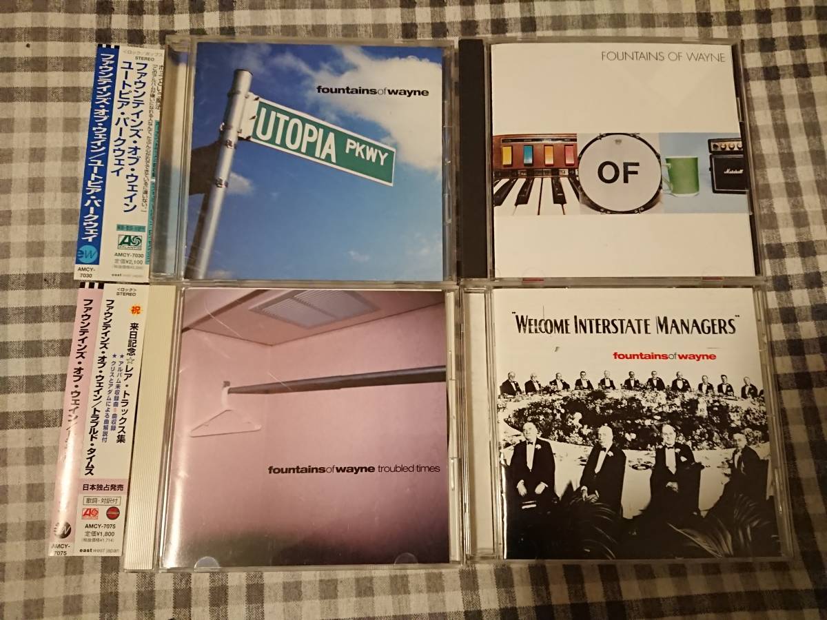 /国内盤 Fountains Of Wayne CD4枚セット Utopia Parkway/Troubled