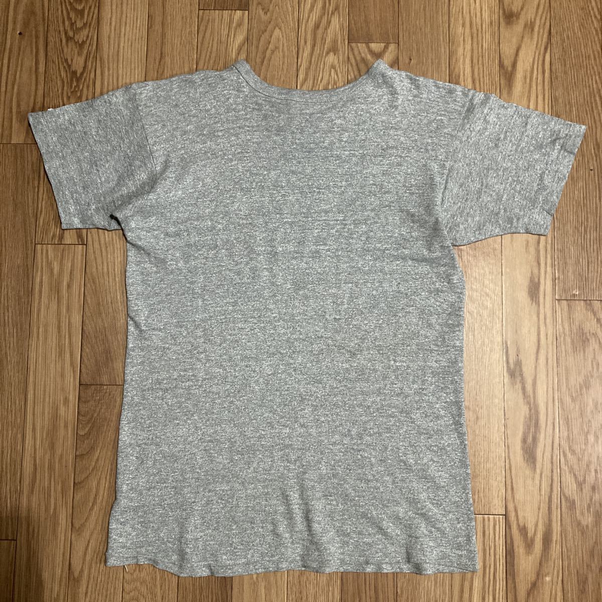 80s ビンテージ champion チャンピオン Tシャツ 88/12 霜降り グレー 