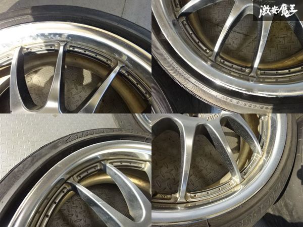 ○WORK ワーク XSA 戦 イクサ 18インチ 7.5J ＋48 PCD100 5H 5穴 ハブ 