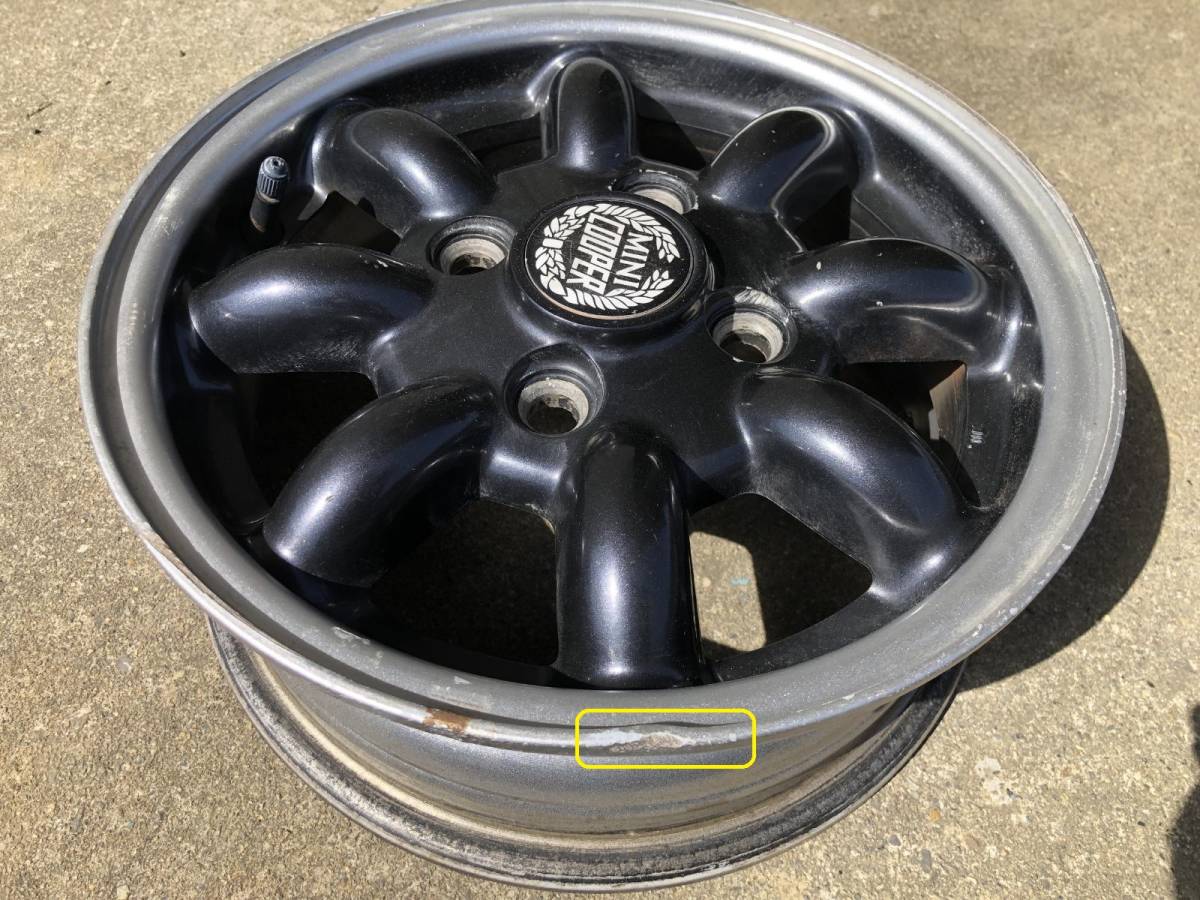 MINI ミニクーパー 純正アルミホイール 4本 12-4.5J＋35 4H-101.65 