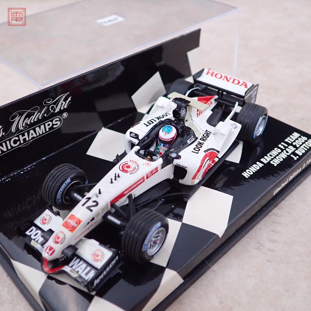 F1ホンダJ.バトン&R.バリチェロ2006年2007年2008年1/43 PMA 1/43 ホンダ レーシング F1チーム J.バトン ショーカー 2006/R
