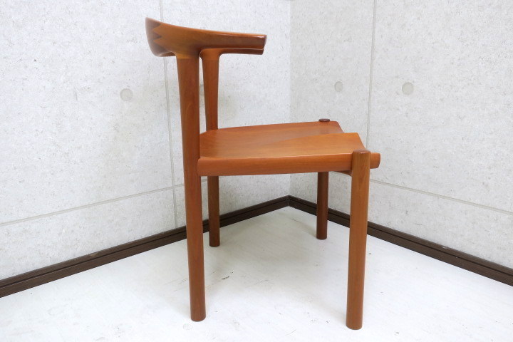 S84 美品 家具蔵/KAGURA 無垢材 アームチェア アルコⅡ チェリー材