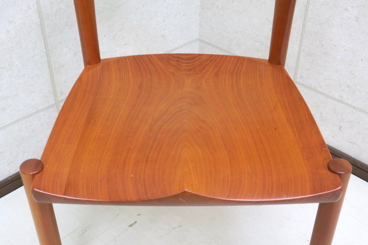 S84 美品 家具蔵/KAGURA 無垢材 アームチェア アルコⅡ チェリー材