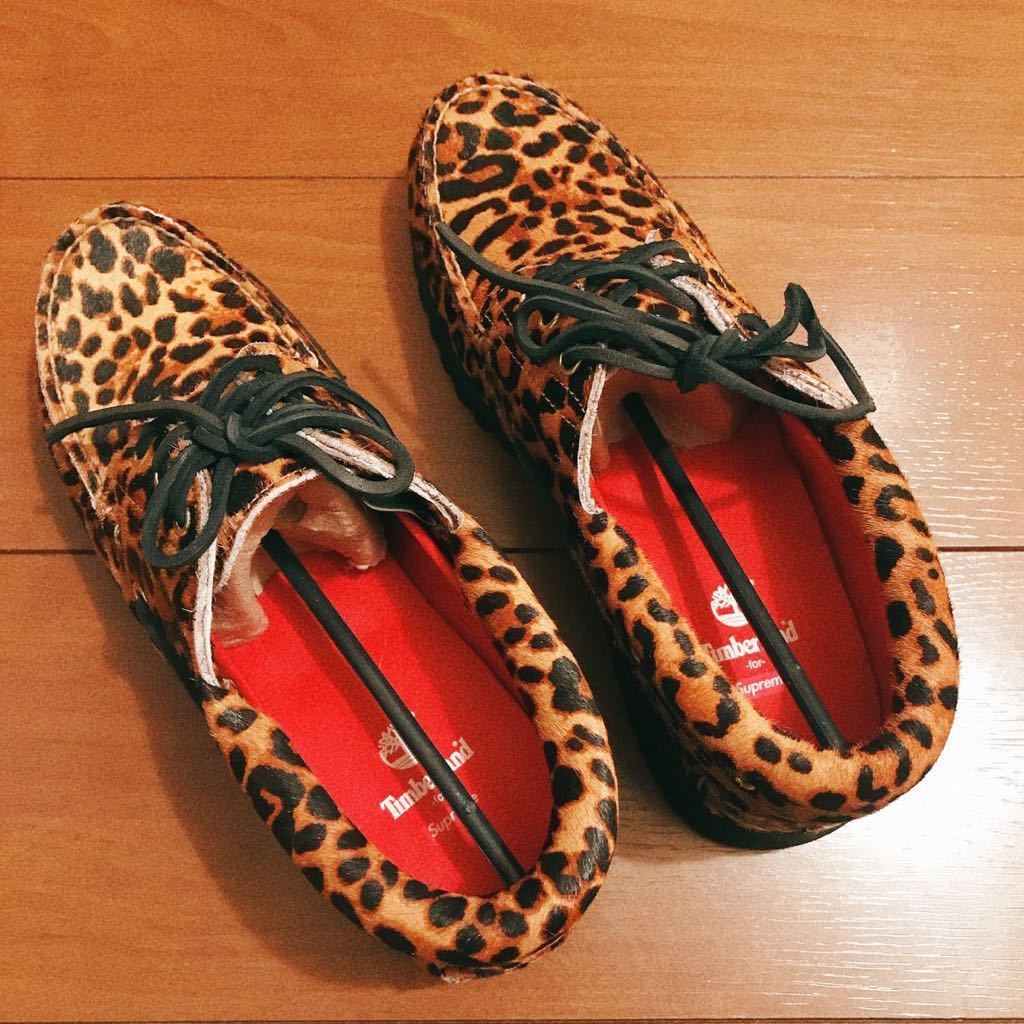 Supreme Timberland 3 EYE CLASSIC LUG SHOE LEOPARD シュプリーム 