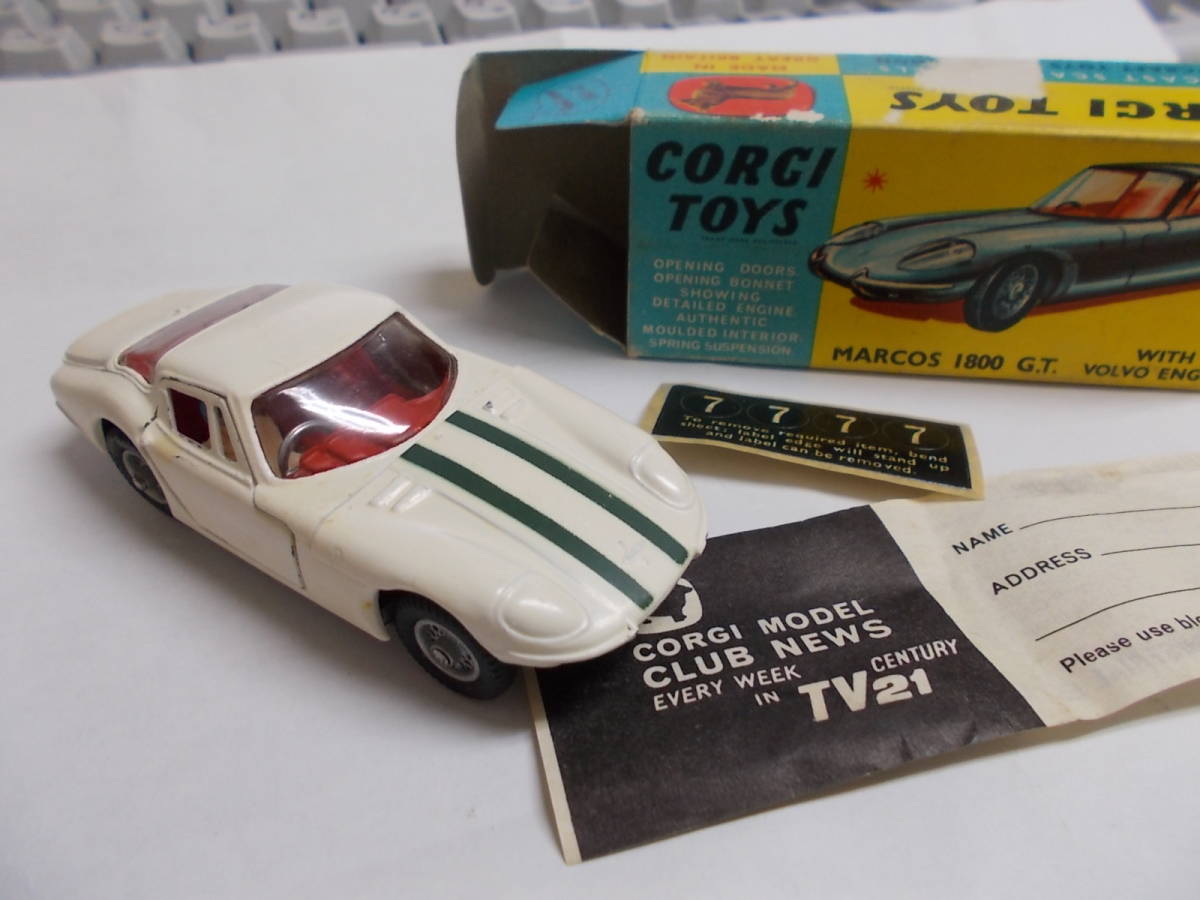 Corgi 324 Marcos 1800 GT With Volvo Engine as New Boxed