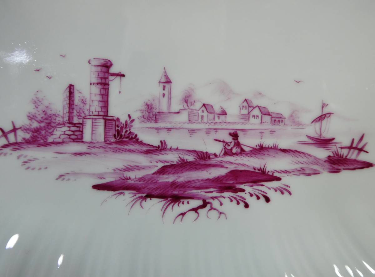 18 Off ヘキスト 金彩 風景画 プレート C 1級品 Www Isole Greche Com