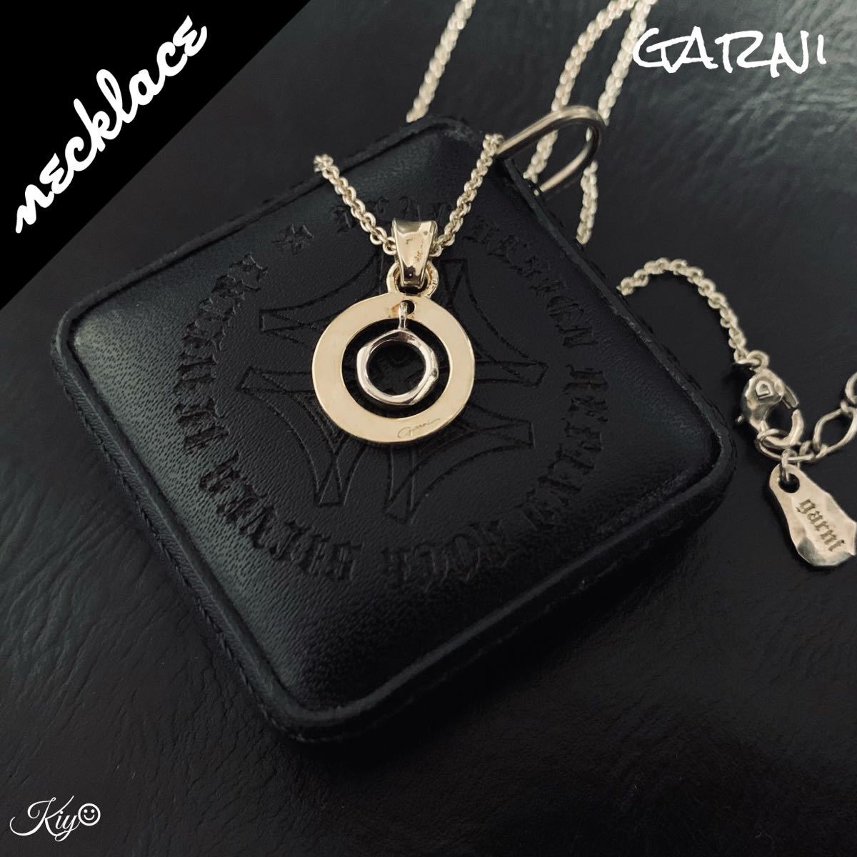 廃盤モデル Garni ガルニ リング ネックレス ペンダント(シルバー 