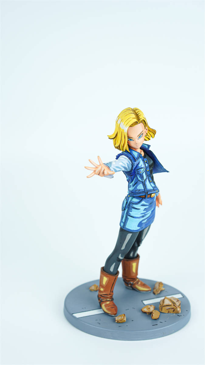 二次元 ドラゴンボール Z 人造人間 18号 ANDROID18 リペイント品 MATCH 