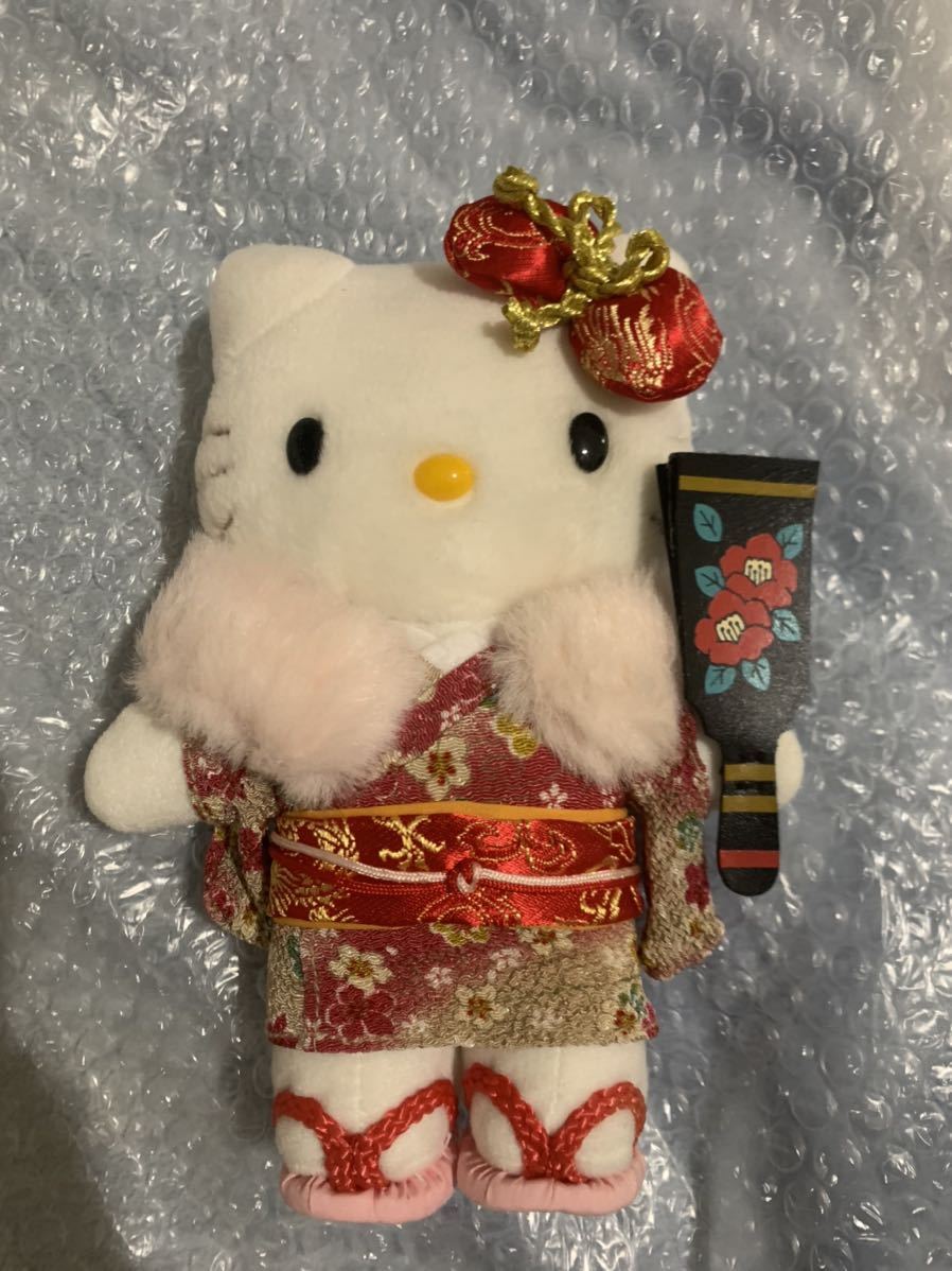 サンリオ ハローキティ キティちゃん 羽子板 着物 成人式 晴れ着 