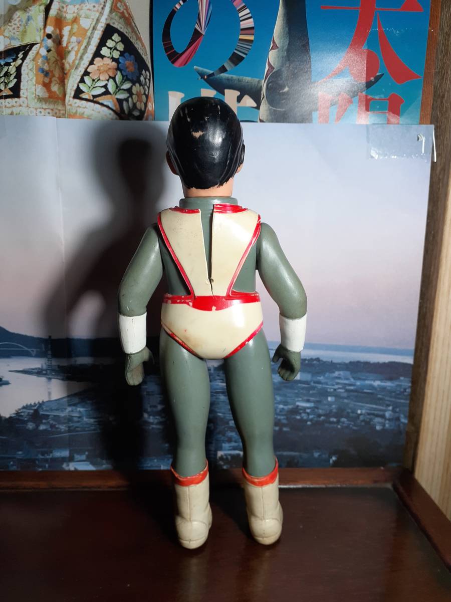 旧バンダイ 当時物シルバー仮面面着脱式 日本現代企画 宣弘社  