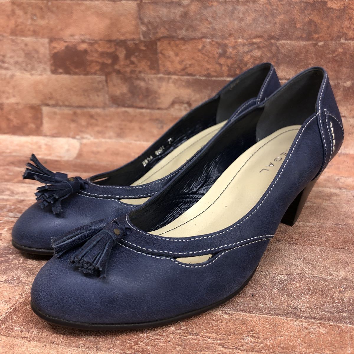 A 86 Regal リーガル タッセルローファーヒールパンプス ネイビー レディース 23cm 女性用 売買されたオークション情報 Yahooの商品情報をアーカイブ公開 オークファン Aucfan Com