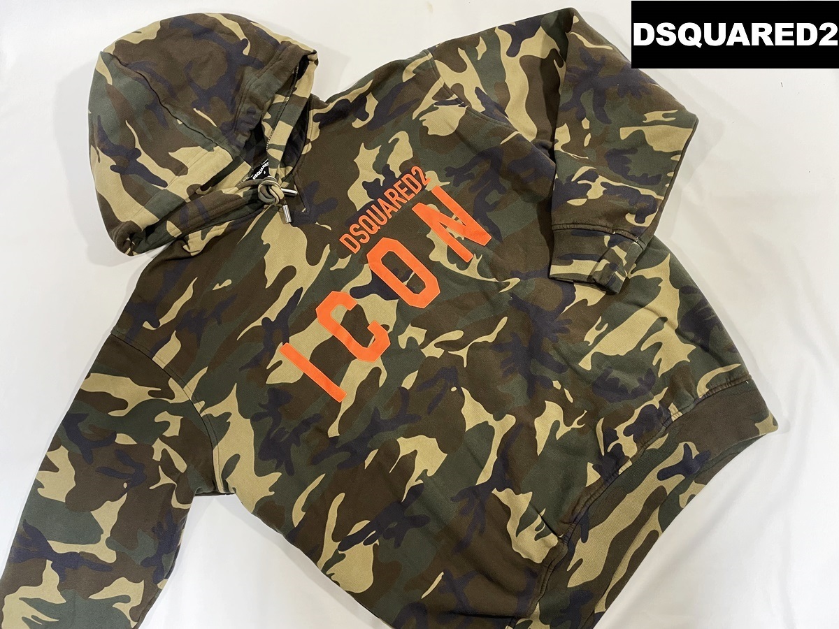 【正規品，最新作】 DSQUARED2 ディースクエアード カモフラージュ フーディー/パーカー M(その他)｜売買されたオークション情報、yahooの商品情報をアーカイブ公開 - オークファン 男性用