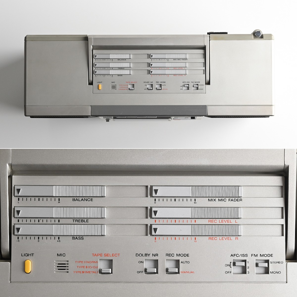 不調/通電確認済 AC/DCコンポ SONY CFS-F40 エナジーQ'be 1981年