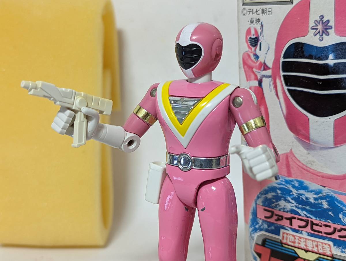 バンダイ 地球戦隊ファイブマン ファイブピンク 星川数美 超合金 1990