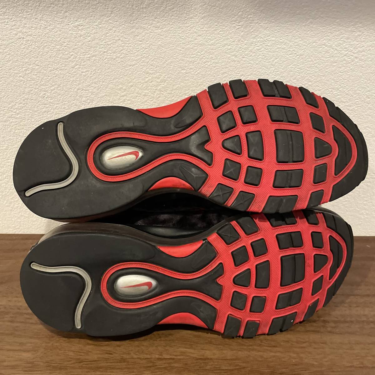 NIKE AIR MAX 97 ナイキ エアマックス97 メンズ ブラックレッド 
