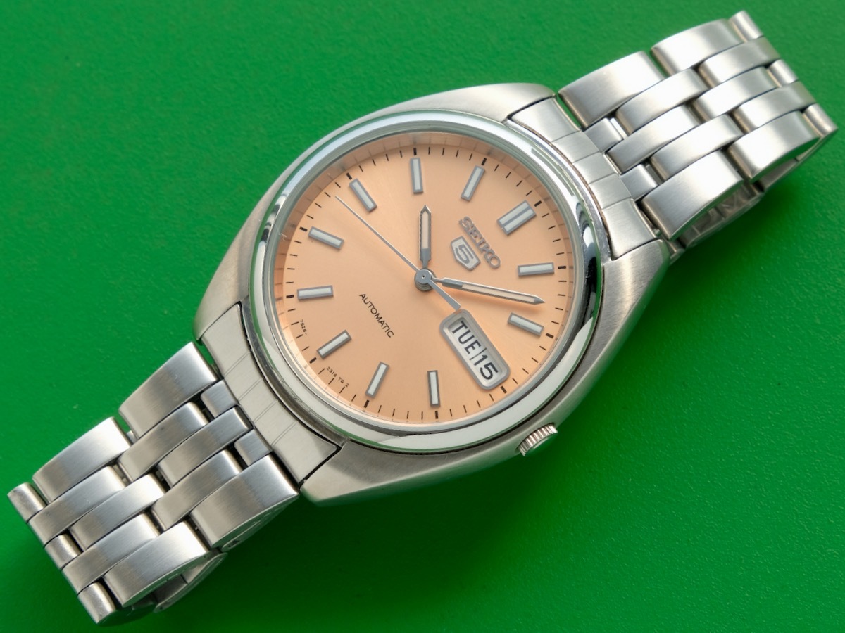 SEIKO 5 自動巻 ピンクゴールド＊7S26-0430(セイコー)｜売買された 