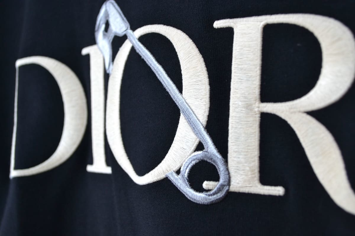 新品 国内定価9万円 20AW DIOR & JUDY BLAME EMBROIDERED T-SHIRT 