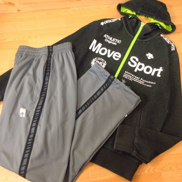 ◎良品 M 上下セット！DESCENTE Move Sport デサント◇ジャージ / パーカー&ロングパンツ◇メンズ 黒xグレー◇B78096( デサント)｜売買されたオークション情報、Yahoo!オークション(旧ヤフオク!) の商品情報をアーカイブ公開 - オークファン（aucfan.com） | 良品 DESCENTE Move Sports 上下 サイズ M | スキー