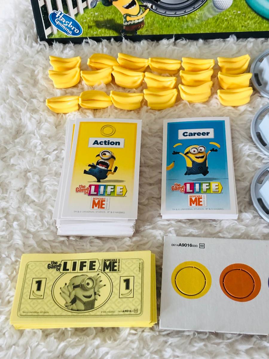 the Game of LIFE MINION English Version ミニオン おもちゃ 人生