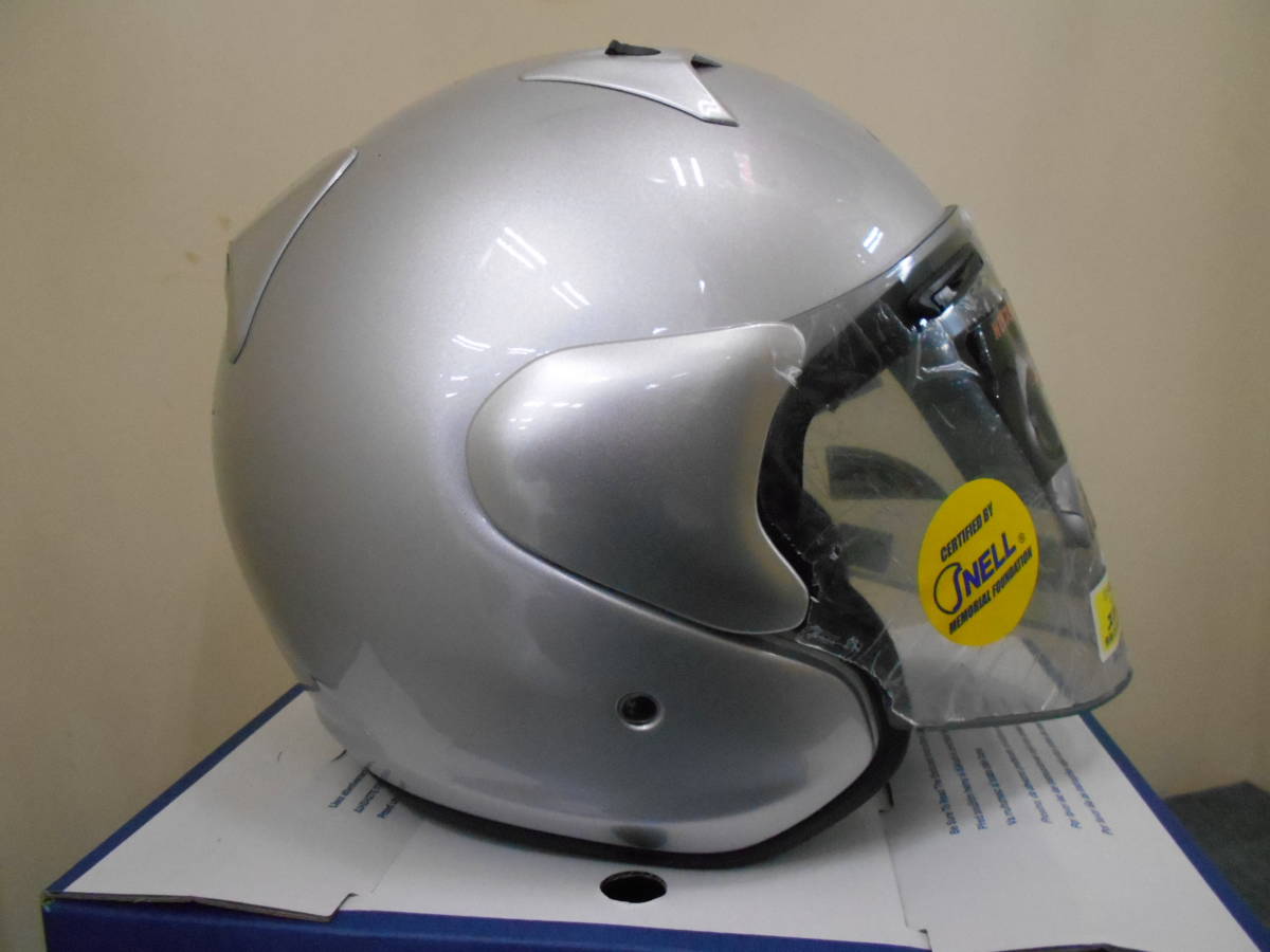 新品／Arai SZ-G アルミナシルバー Lサイズ 59-60cm アルミナ  