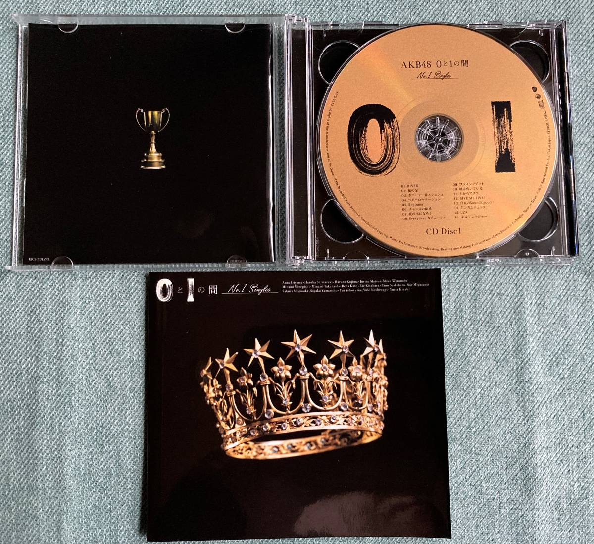 AKB48アルバム「0と1の間」Complete Singles No.1 Singles 生写真6枚