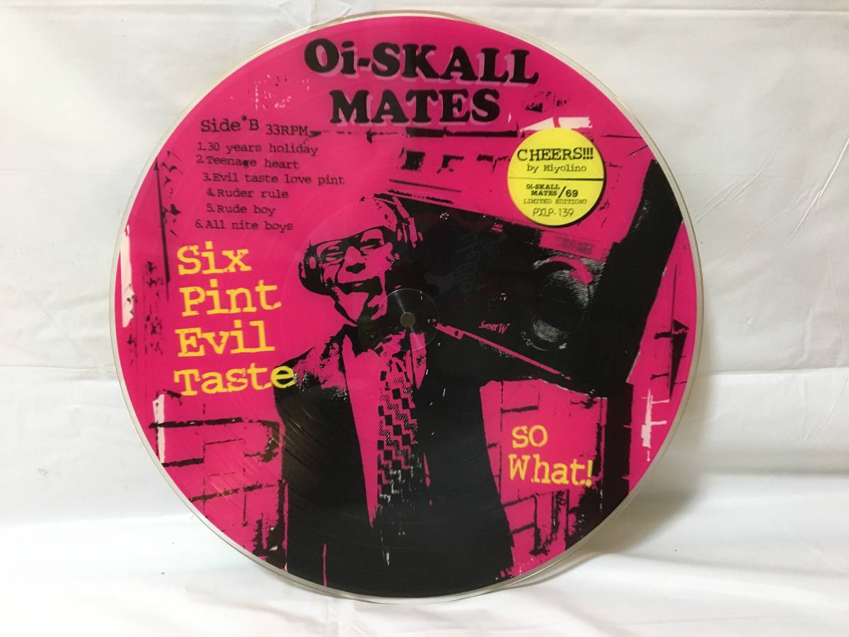 ☆R244☆LP レコード Oi-Skall Mates ピクチャー盤 Evil Taste Six
