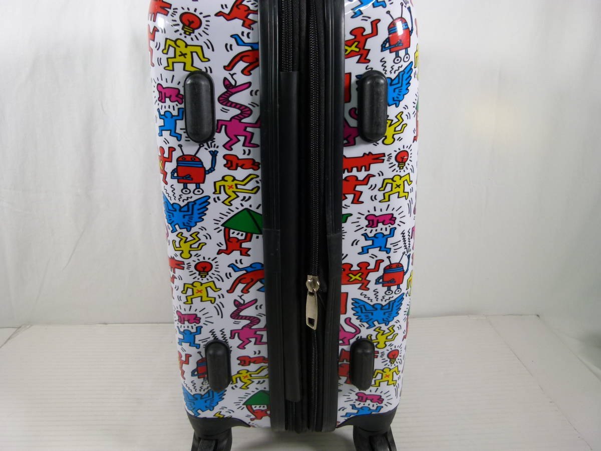 72/ZZ079☆中古品☆BIGBANG×Keith Haring コラボ キャリーケース