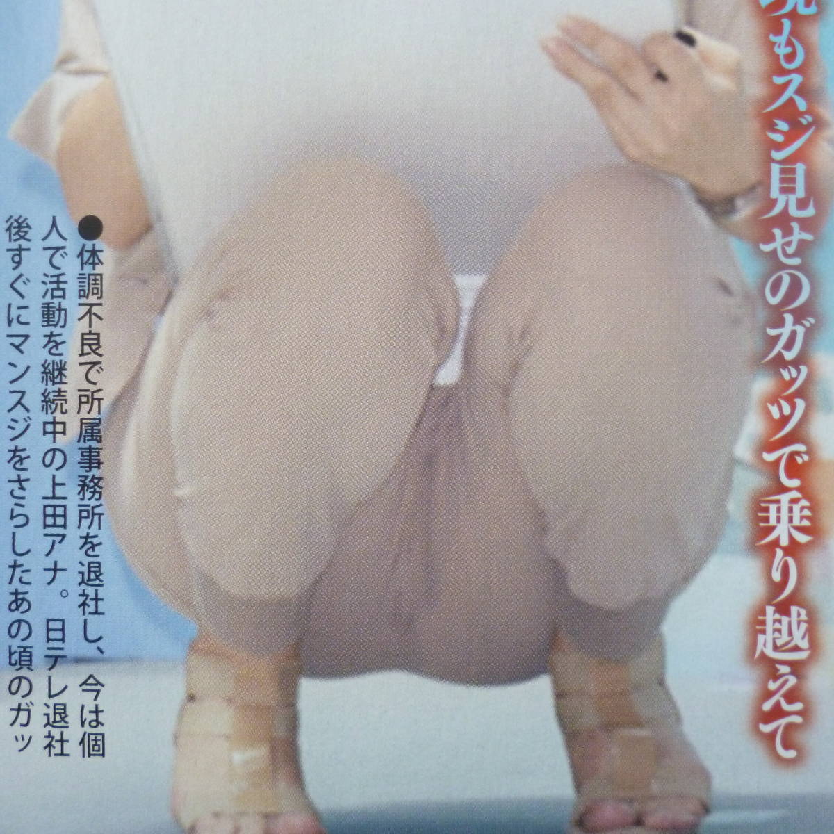 ◎女子アナお宝ハプニング☆川田裕美☆高島彩☆上田まりえ☆宇垣美里☆柴田阿弥　#水着#パンチラ#食い込み#スジ【A4サイズ/切り抜き2p】_1