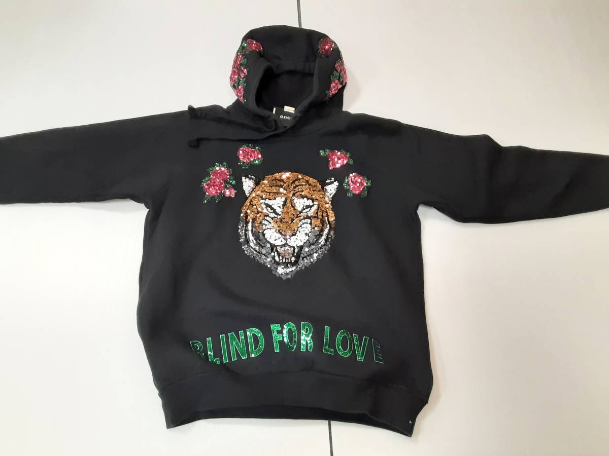 GUCCI グッチ Blind For Love Tiger Hoodie ブラインド フォー ラブ 