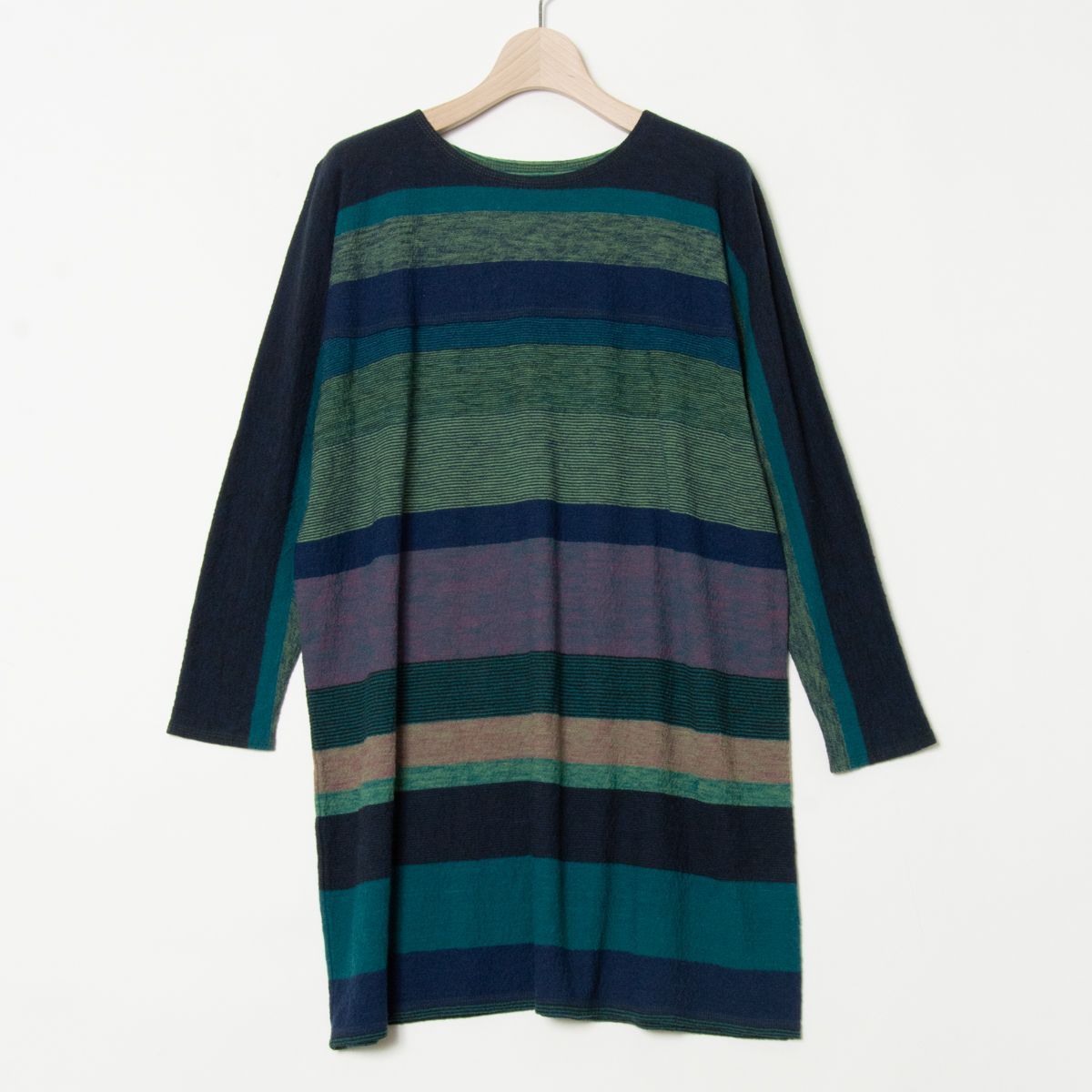 メール便○ JURGEN LEHL ヨーガンレール マルチボーダー長袖  