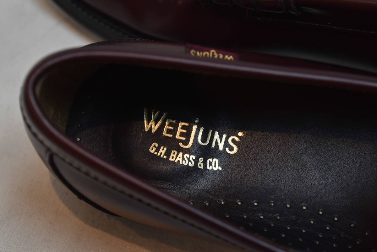 SALE!! G.H BASS バス 定番ビーフロールローファー ラバーソール仕様 